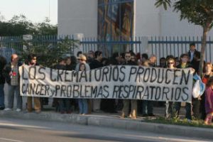 Protesta de la Plataforma Anticrematori a 2011